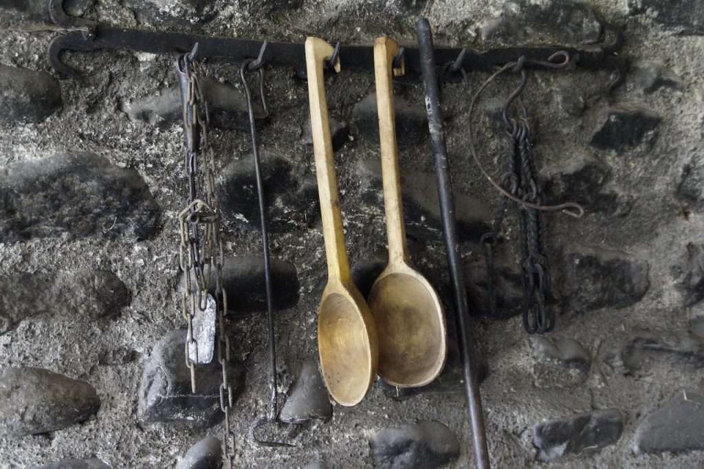 mestolo di legno