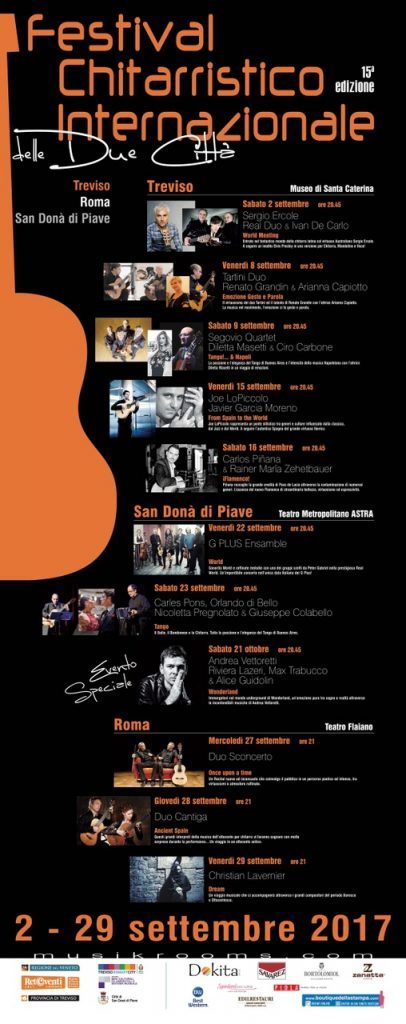 15 festival chitarristico internazionale delle due città treviso roma andrea vettoretti sgaialand magazine