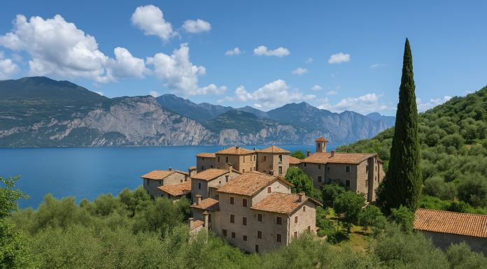 I borghi veneti più belli e meno affollati da visitare tutto l’anno Vista panoramica di Campo di Brenzone, uno dei borghi veneti più belli e meno conosciuti