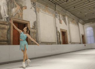 pista di ghiaccio Palazzo Diedo Venezia